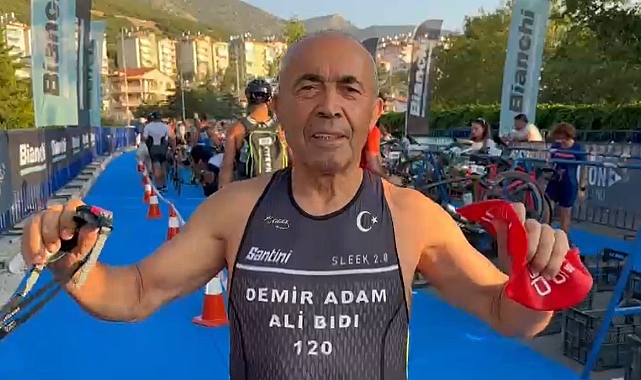 Demir adam olarak bilinen milli sporcu Ali Bıdı, triatlon yarışında yaralandı