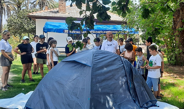 Doğa kampı ilk misafirlerini ağırladı