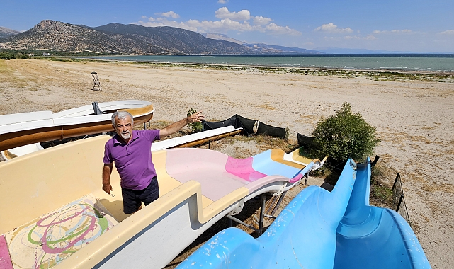 Eğirdir Gölü'nün derinliği, 74 yılda 12,8 metre geriledi