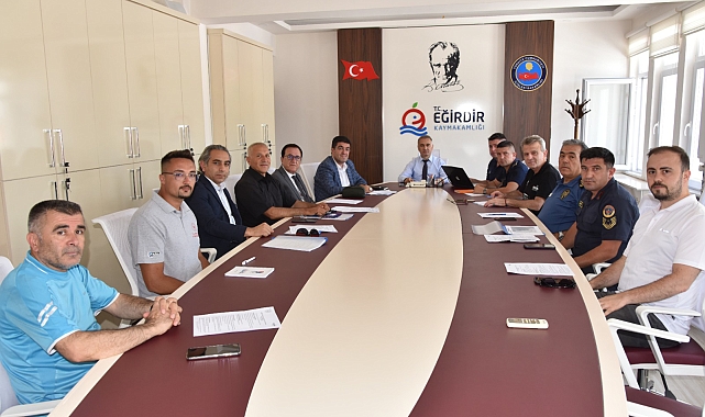 Eğirdir Triatlonu'nda ilk