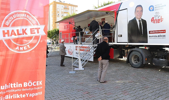 Halk Et Mobil Satış Mağazası İlçe İlçe Geziyor. Bakın Hangi Gün Hangi İlçede?