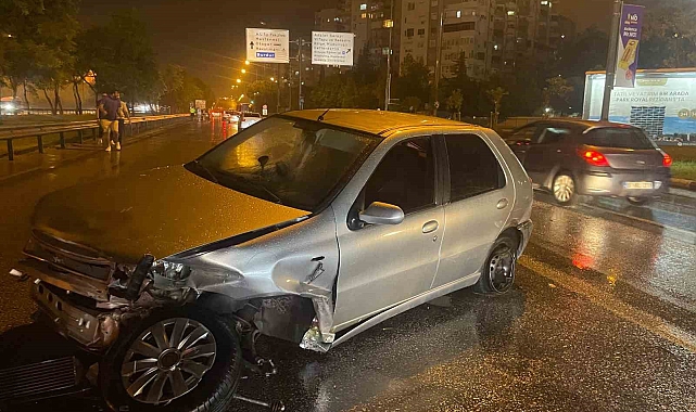 Hurdaya dönen otomobilde burunları bile kanamadı