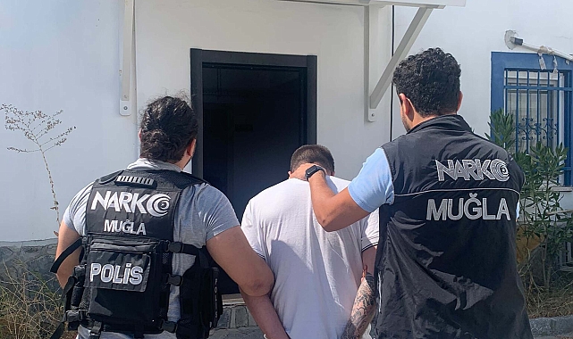 Interpol'un kırmızı bültenle aradığı 'Baron' lakaplı zehir taciri Bdrum'da yakalandı