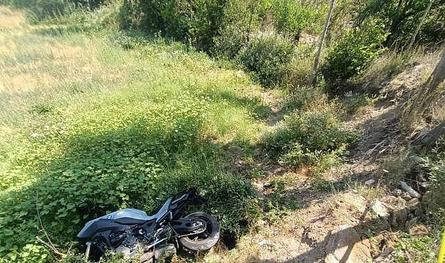 Isparta'da motosiklet şarampole yuvarlandı: 1 ölü