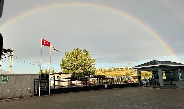 Kahramanmaraş'ta gökkuşağı şöleni
