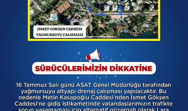 Kapalı yol uyarısı