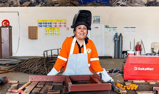 Kaynakçı 'Sevgi usta' hikayesiyle kadınlara örnek oluyor