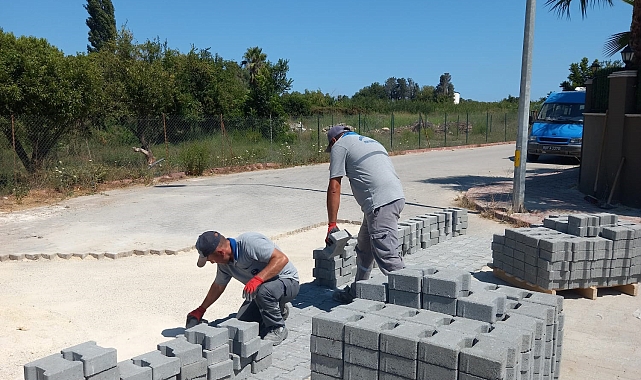 Kemer'de altyapı çalışmaları