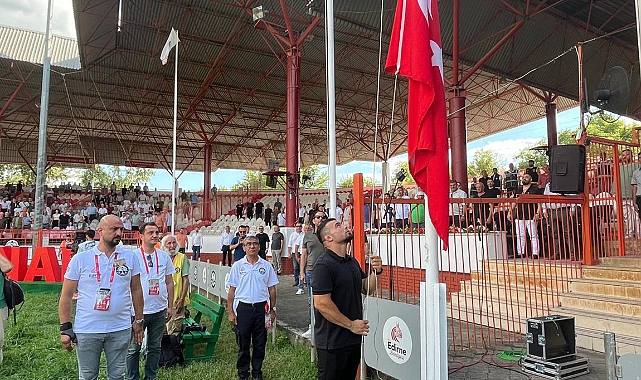 Kırkpınar Yağlı Güreşleri'nde, açılış seremonisi gerçekleştirildi