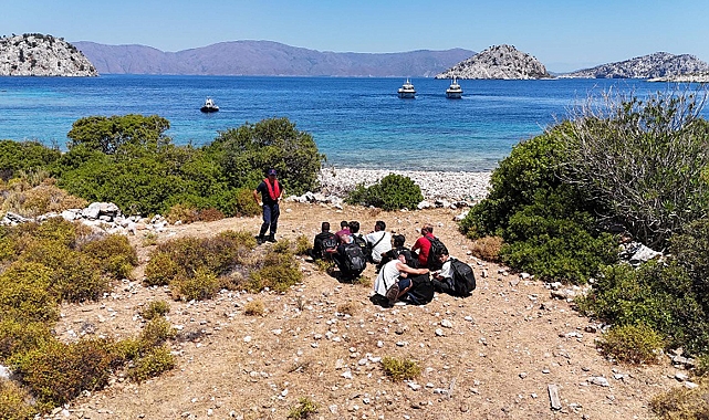 Marmaris'de 19 düzensiz göçmen yakalandı