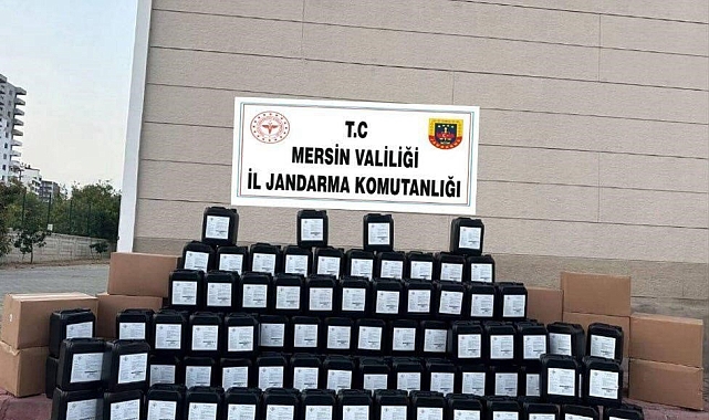 Mersin'de sahte içki üreten 2 şüpheli yakalandı