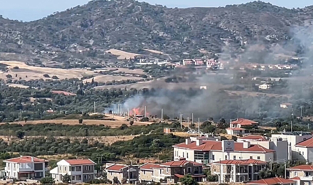 Muğla Datça'da Çıkan Maki Yangını 3 Dönüm Alana Zarar Verdi