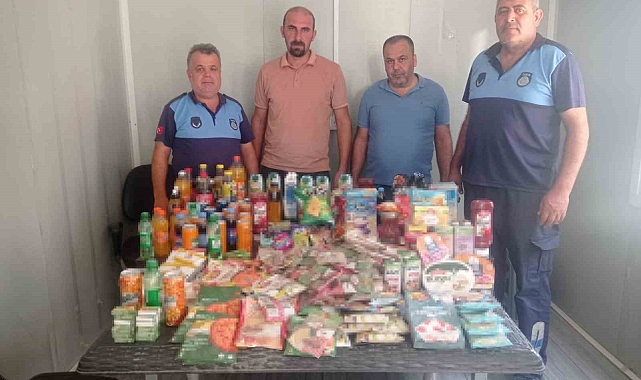 Samandağ'da son kullanma tarihi geçmiş ürünler imha edildi