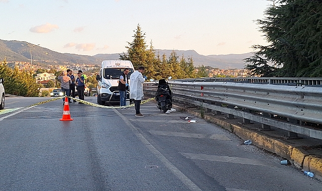 Trafikte iki motosiklet sürücüsünün silahlı kavgası: 1 yaralı