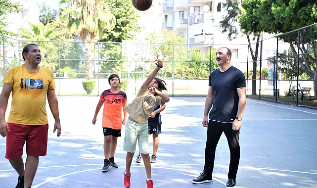 Yaz spor okullarında ilk ders Cem Kotan'dan