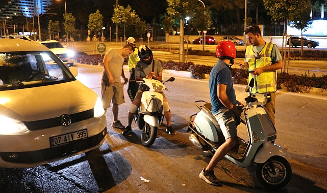 Antalya'da sürücülere 'alkol' denetimi