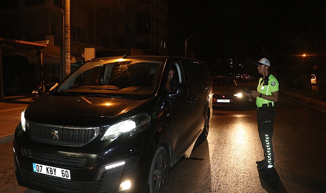 Antalya'da trafik denetimi