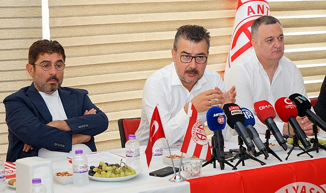 Başkan Çetin: 'Antalyaspor markadır, ranta, algıya kimse cesaret etmesin'