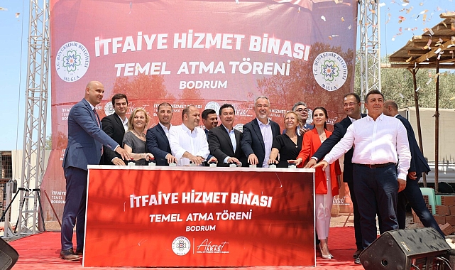 Bodrum İtfaiye Hizmet Binası'nın temeli atıldı