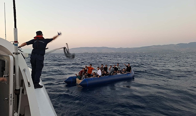 Bodrum'da 35 kaçak göçmen kurtarıldı