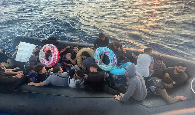 Bodrum'da 59 kaçak göçmen yakalandı, 28'i de kurtarıldı