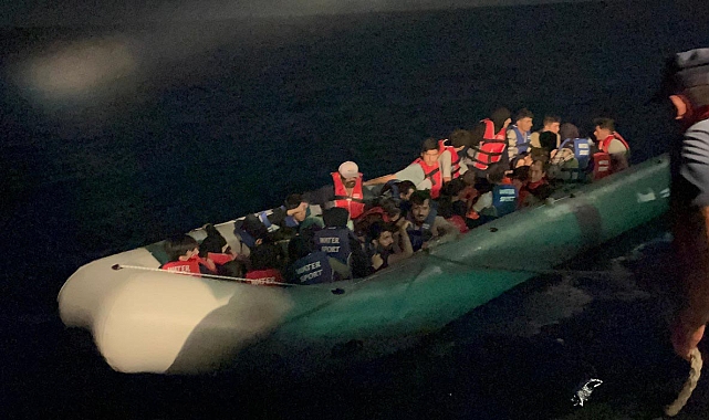 Bodrum'da 61 kaçak göçmen yakalandı