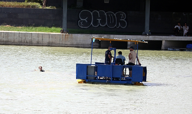Eşiyle tartışıp çaya atladı