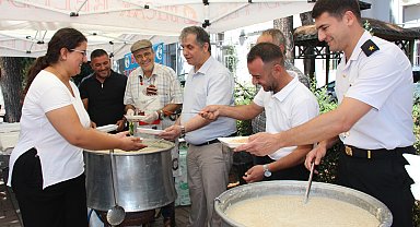 Farkındalık için keşkek dağıtıldı