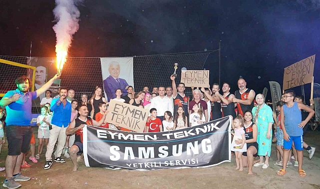 Finike'de voleybol heyecanı yaşandı