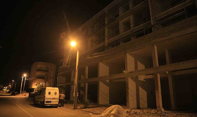 İş için geldiği inşaatta kalbine yenildi