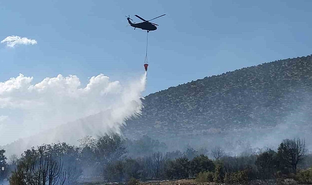 Isparta'da çıkan orman yangını ekiplerin hızlı müdahalesiyle söndürüldü