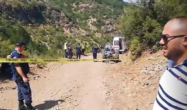 Isparta'da devrilen traktörün altında kalan sürücü hayatını kaybetti