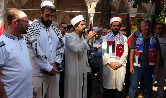 Isparta'da Haniye ve Filistin için miting düzenlendi