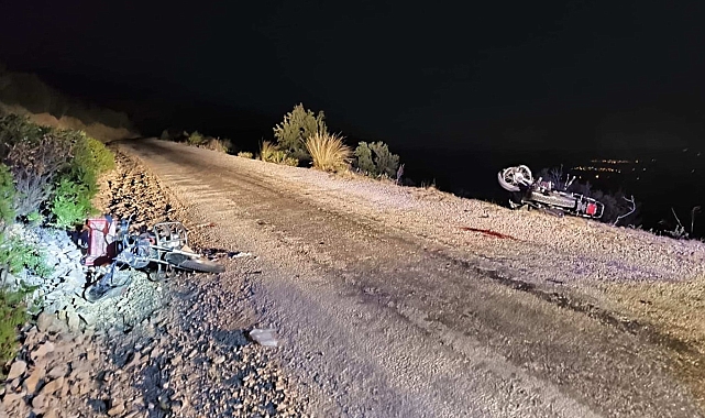 Isparta'da motosiklet kazası: 1 ölü, 1 yaralı