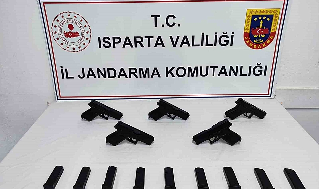 Isparta'da silah kaçakçılığı yapan şahıs tutuklandı