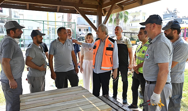 Kepez'in parkları yenileniyor