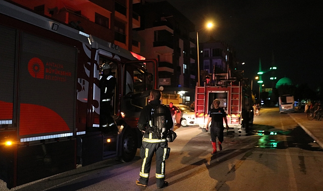 Klimadan çıkan yangın korkuttu