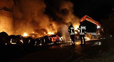 Mersin'de limon paketleme tesisinde yangın