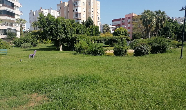Özgür Dinçer Parkı bakımsız kaldı