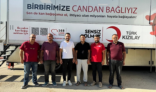Sanayi esnafı kan bağışı yaptı
