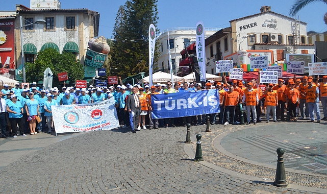  Türk-İş'den 81 İl'de Ortak Basın Açıklaması: "Vergide Adalet"