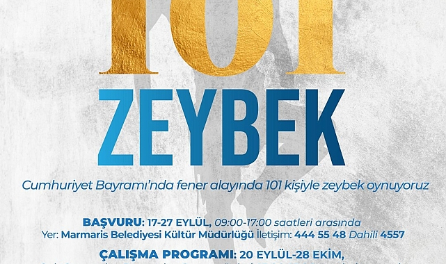 101'inci yılda özel zeybek gösterisi