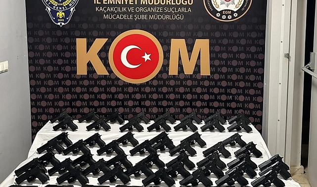 61 ruhsatsız tabanca ele geçirildi