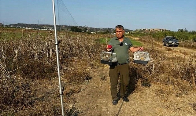 8 saka kuşunu izinsiz yakalayan kaçak avcıya 45 bin lira tazminat cezası