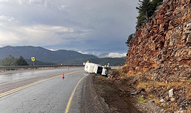 Akseki'de trafik kazası: 1 yaralı