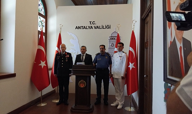 Antalya'da geçen ay KOM tarafından 204 operasyon gerçekleşti