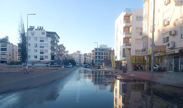 Antalya’nın suyu günlerdir boşa akıyor