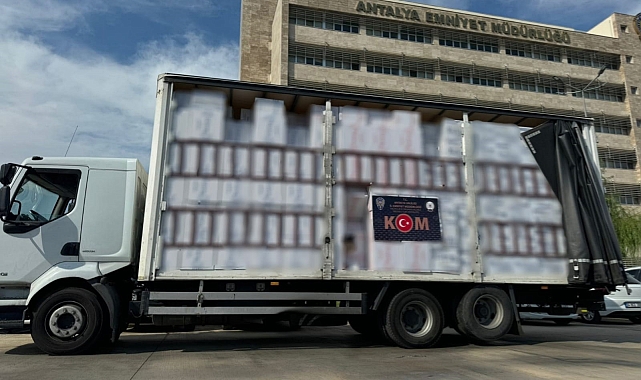 Antalya'da kaçakçılık operasyonu