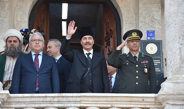 Atatürk'ün Sivas'a gelişi için temsili canlandırma
