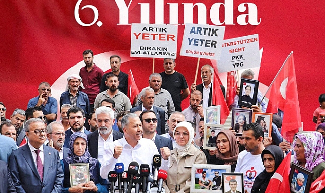 Bakan Yerlikaya: Diyarbakır annelerinin nöbetleriyle 6 yılda 55 terör örgütü mensubu teslim oldu